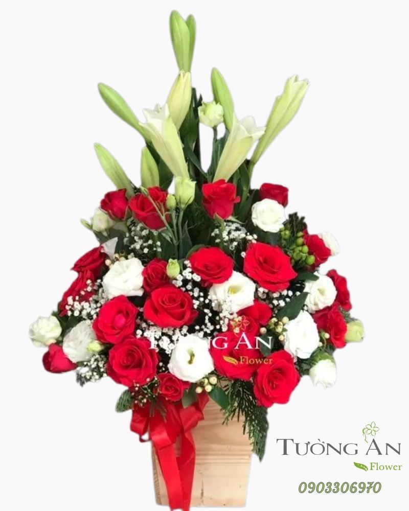  Hoa Cắm Hộp Nhỏ Xinh - A151 