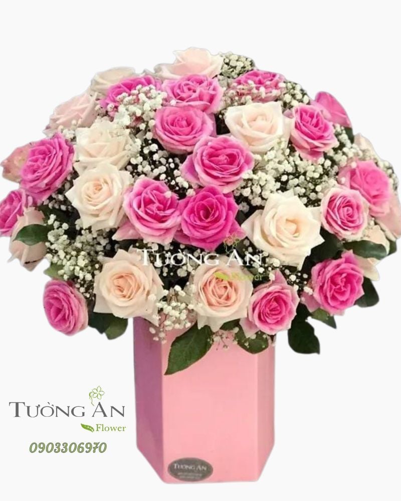  Hoa Cắm Hộp ÔI Mê Ly - A249 