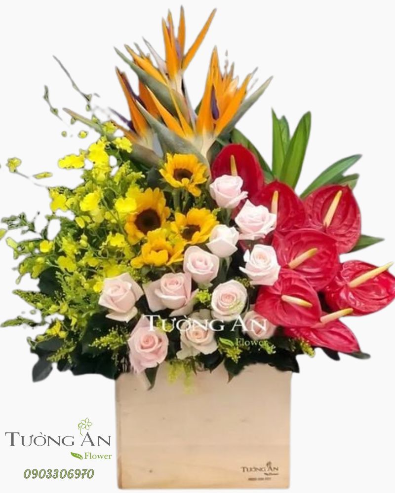  Hoa Cắm Hộp Thắng Lợi - A272 