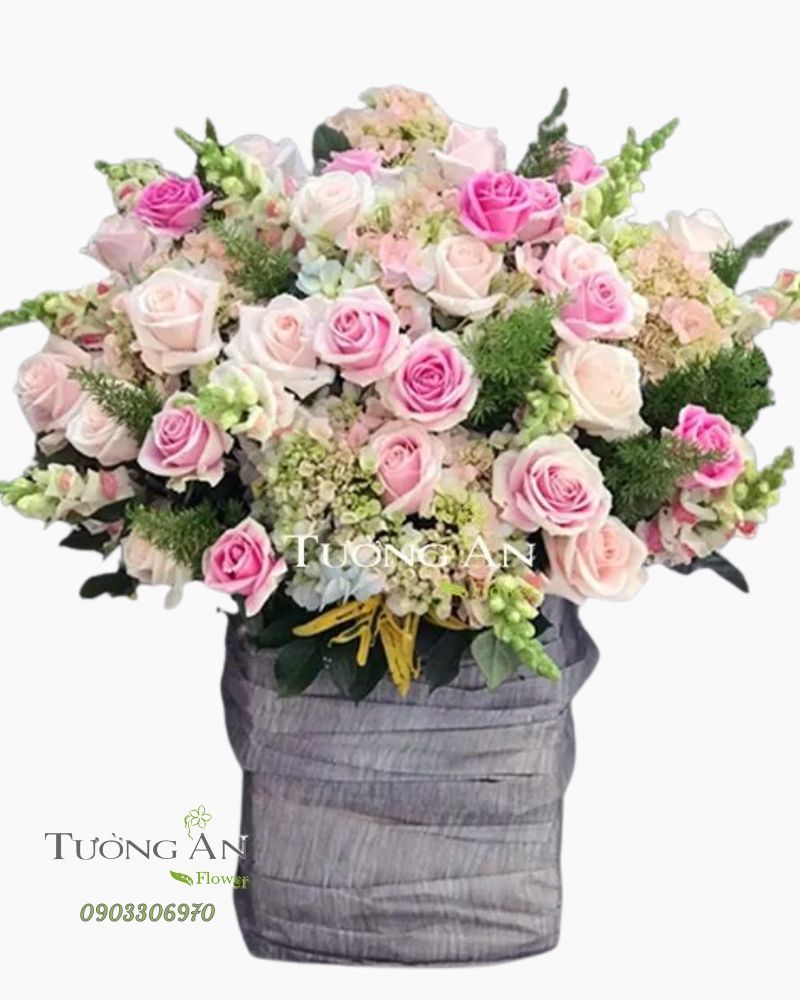  Hoa Cắm Hộp Tự Tình - A148 