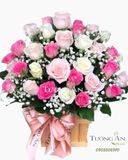  Hoa Cắm Hộp Xin Chào Em - A142 