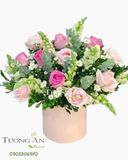  Hoa Cắm Hộp Yêu Thương - A227 