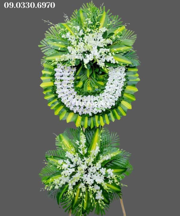  Vòng Hoa Chia Buồn 2 Tầng - B279 