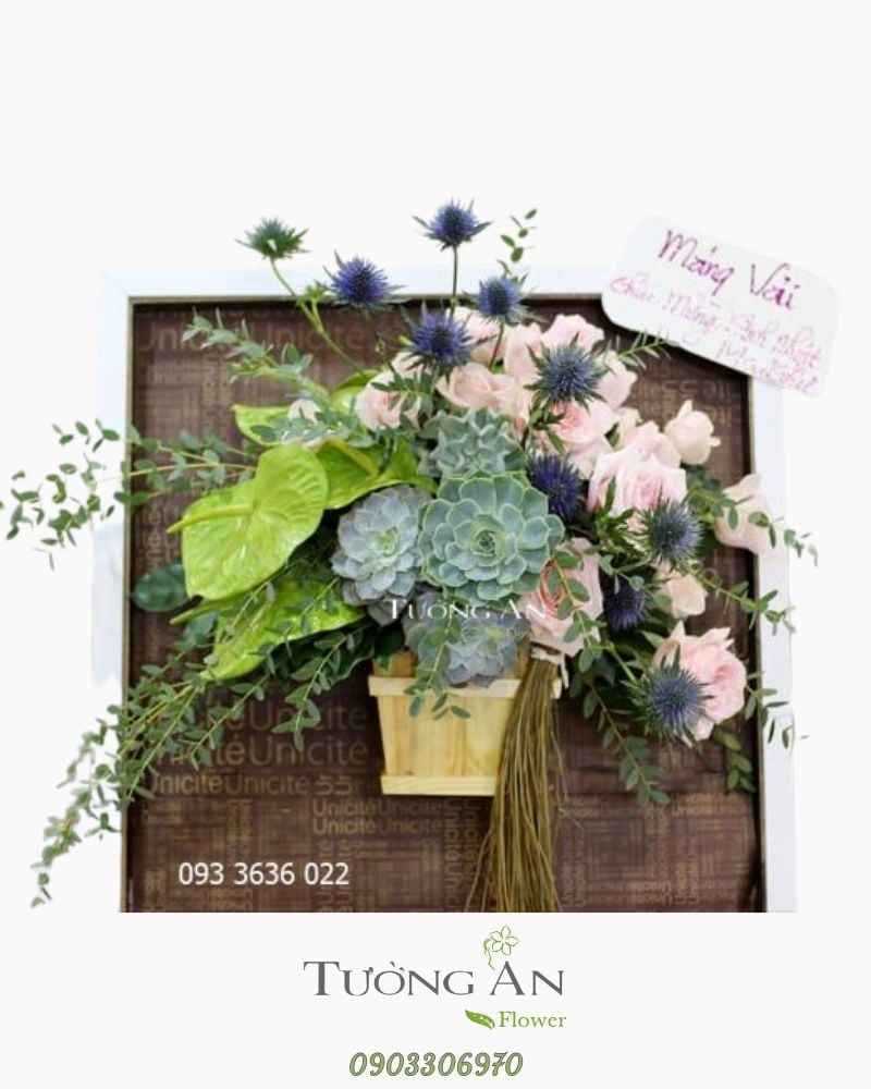  Hoa Chúc Mừng Vững Mạnh Dài Lâu - S154 