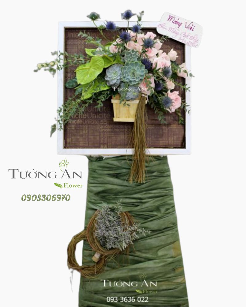  Hoa Chúc Mừng Vững Mạnh Dài Lâu - S154 