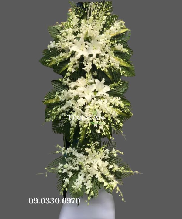  Vòng Hoa Tang Lễ Cao Cấp - B243 