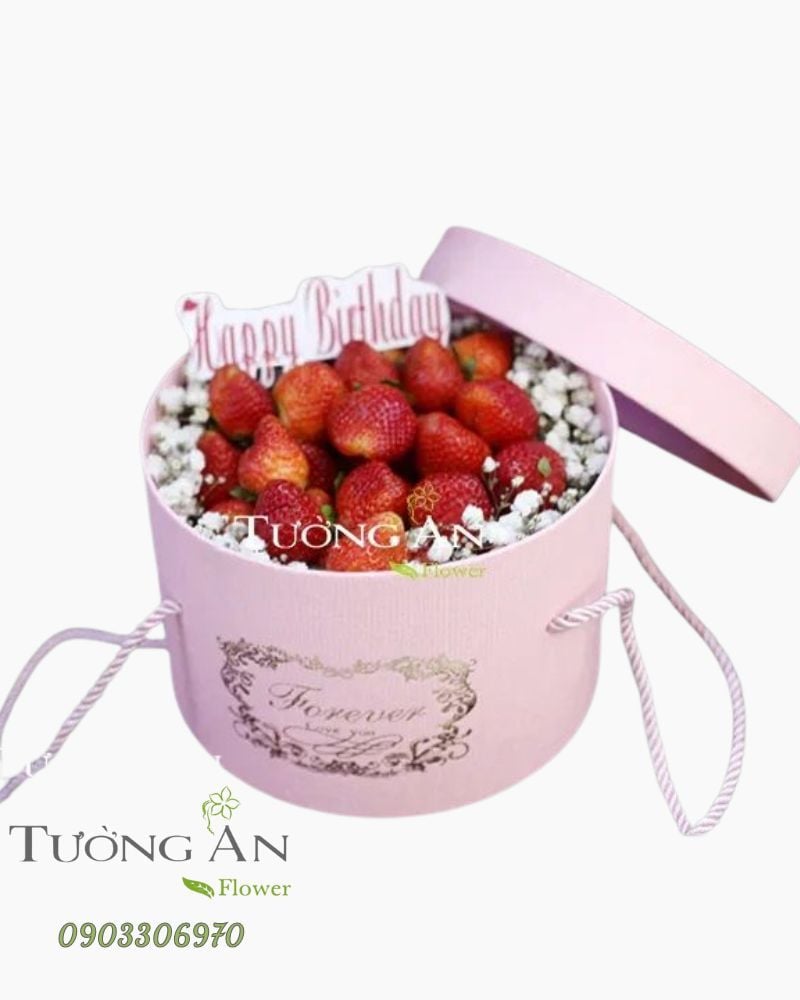  Hoa Trái Cây Dâu Ngon - A326 