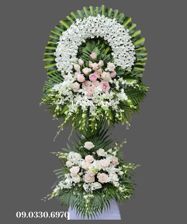  Vòng Hoa Viếng Chia Buồn - B285 