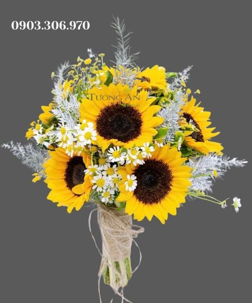  Bó Hoa Cưới Ánh Sáng Ấm Áp - HC23 