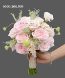  Bó Hoa Cưới Hồng Mộng Mơ – HC26 
