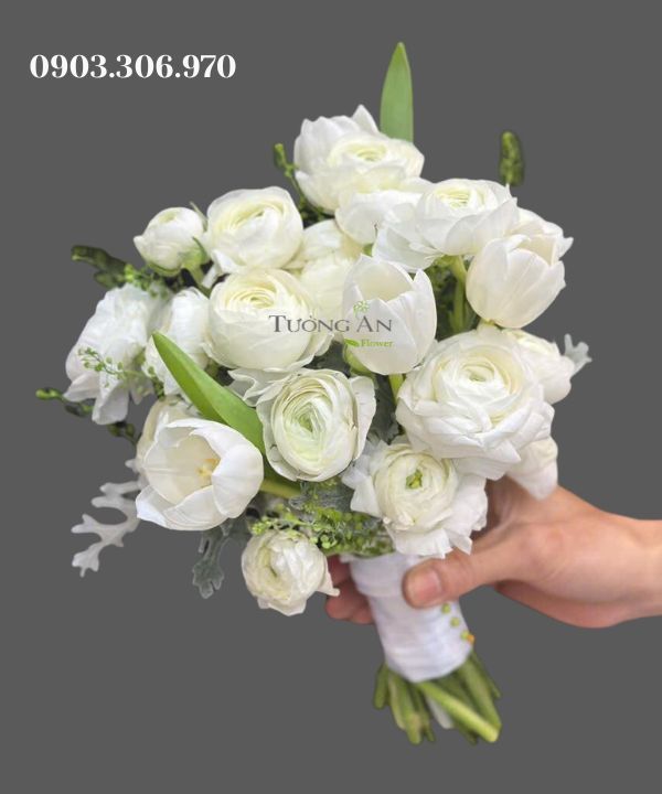  Bó Hoa Cưới Touch of Serenity - HC10 