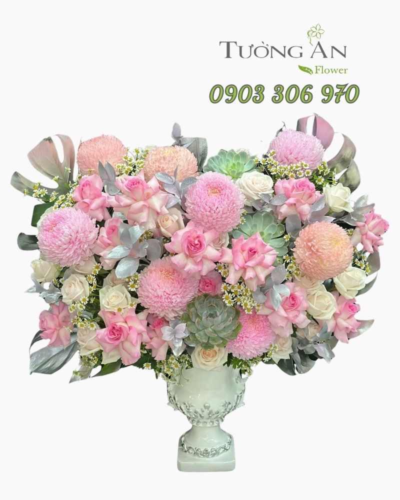 Bình Hoa Hồng Vân An Nhiên - HCB08 