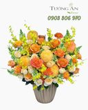  Hoa Cắm Hộp Nắng Vàng Hân Hoan - HCH15 