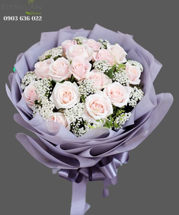  Bó Hoa Hồng Nhan - S466 