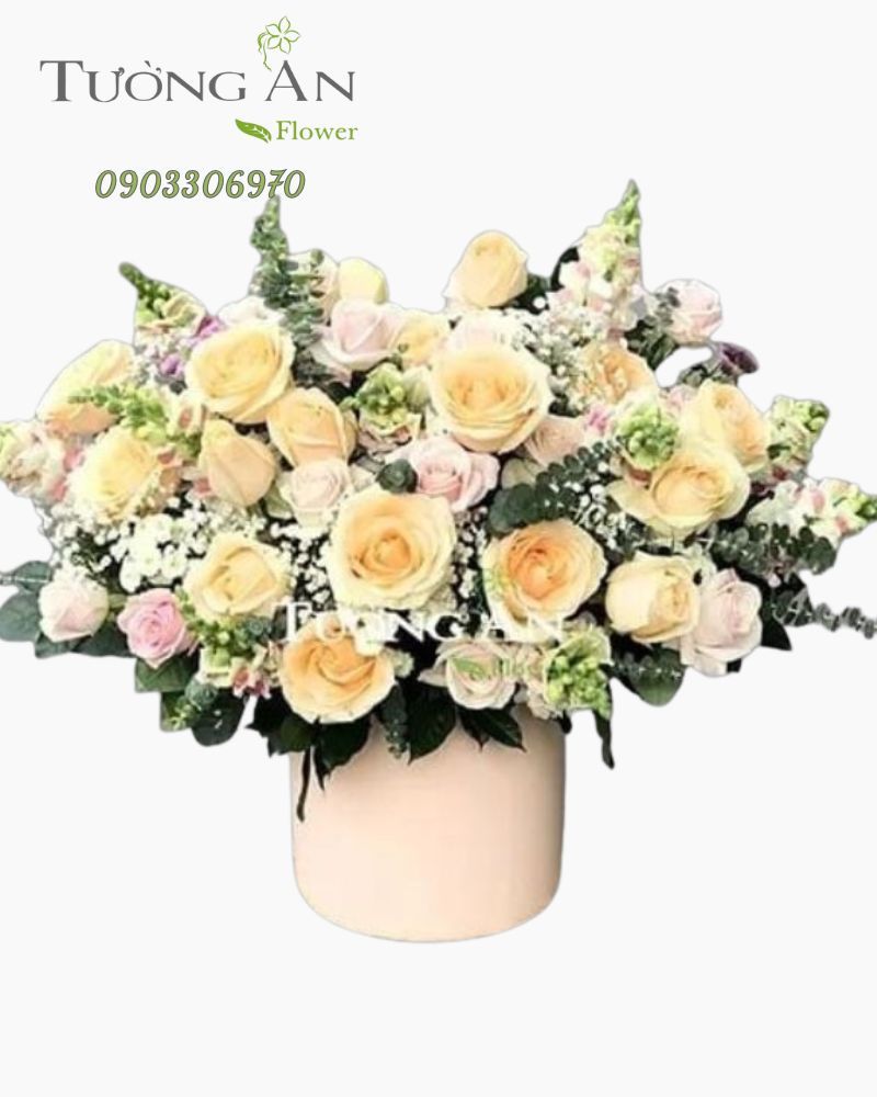  Hộp Hoa Chúc Mừng Đẹp - B118 