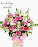  Hộp Hoa Happy Birthday - B166 