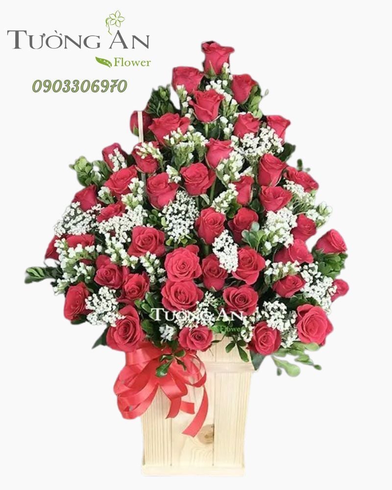  Hộp Hoa Hồng Đỏ - B149 