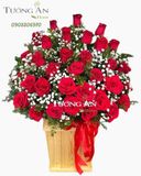  Hộp Hoa Hồng Đỏ - B172 