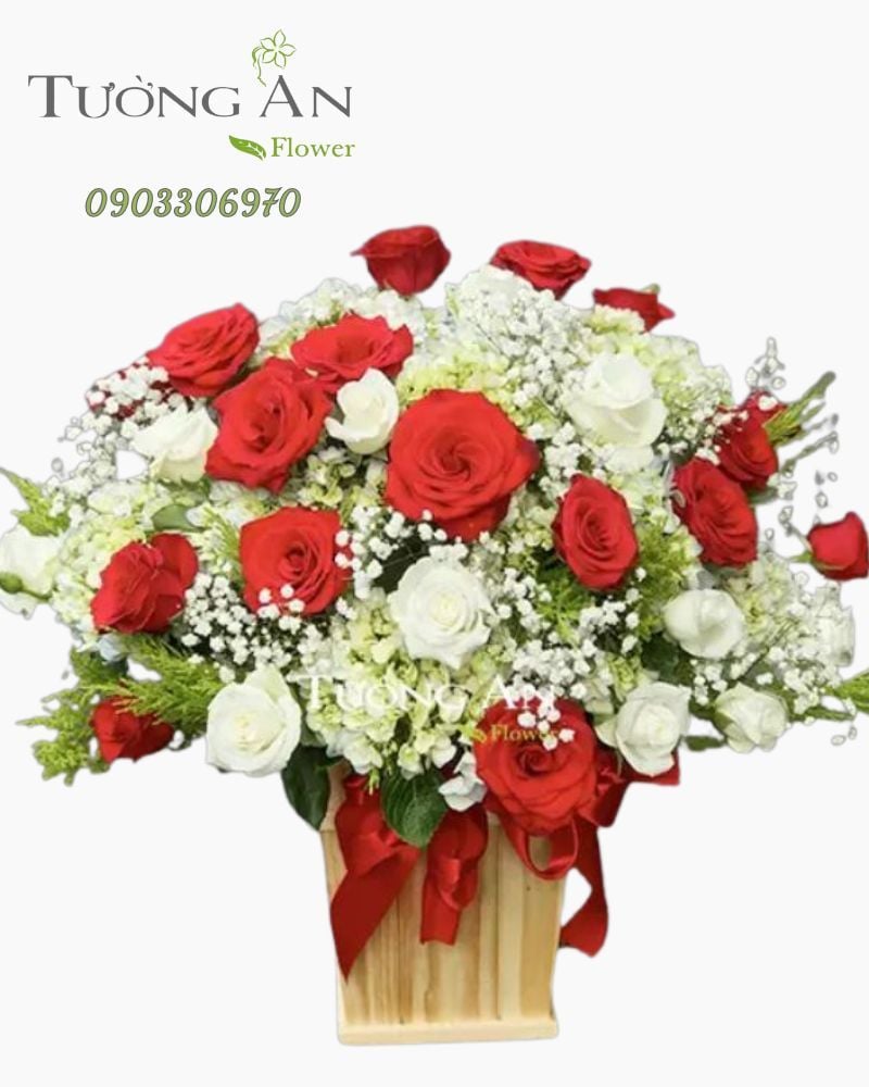  Hộp Hoa Khai Trương - B119 