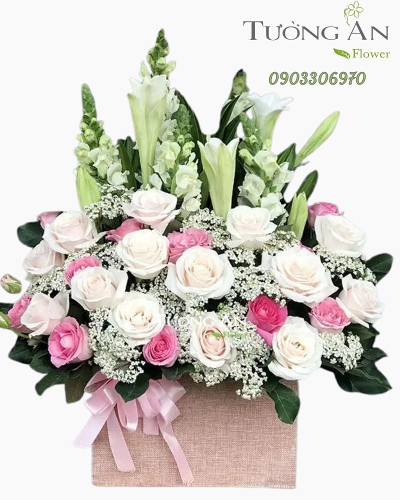  Hộp Hoa Khai Trương - B137 