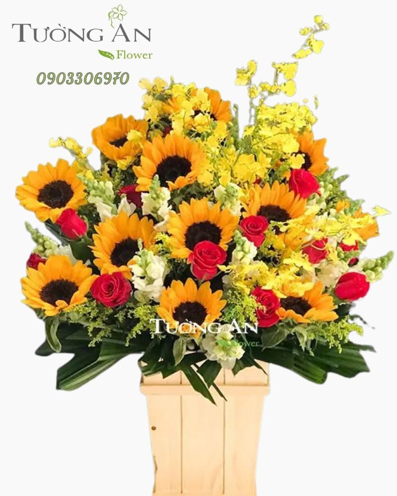  Hộp Hoa Khai Trương - B157 