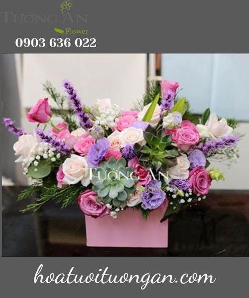 Hộp Hoa Lời Yêu Thương