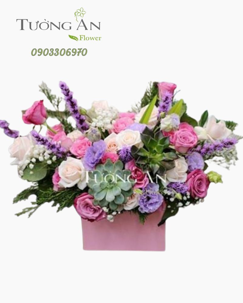  Hộp Hoa Lời Yêu Thương - S606 