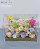  Hộp Hoa Mica Sắc Hoa Tình Yêu - HH1 