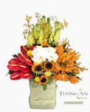  Hộp Hoa Mừng Sinh Nhật Ngoại - B160 