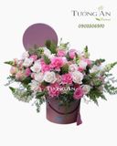  Hộp Hoa Sắc Hồng - B123 