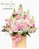  Hộp Hoa Sắc Hồng - B127 