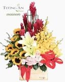  Hộp Hoa Sinh Nhật Ngoại - B125 