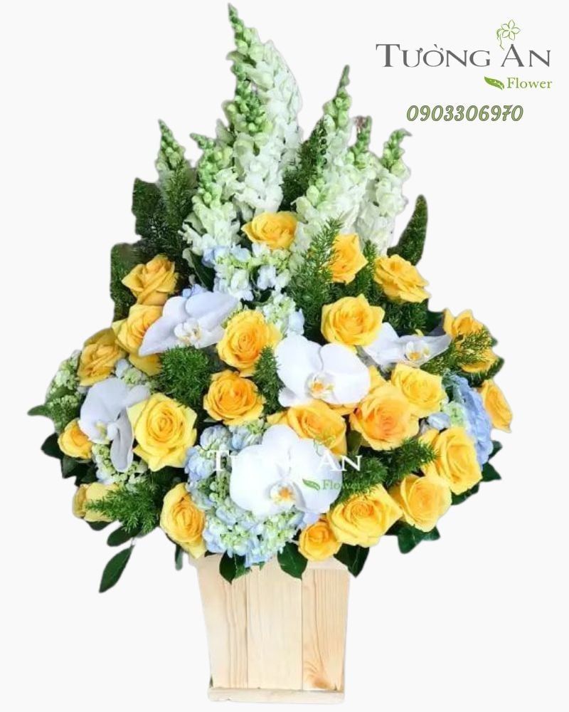  Hộp Hoa Tặng Sinh Nhật - B162 