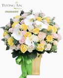  Hộp Hoa Tông Vàng - B111 