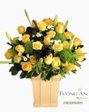  Hộp Hoa Tông Vàng - B153 