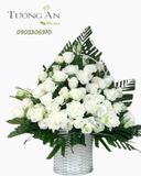  Giỏ Hoa Viếng Chia Buồn - S412 