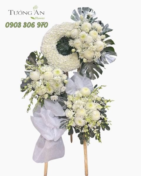  Vòng Hoa Chia Buồn An Nhiên Về Cõi Tịnh - HTL02 