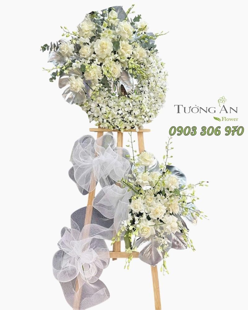 Vòng Hoa Chia Buồn An Nhiên Vĩnh Cửu - HTL09 