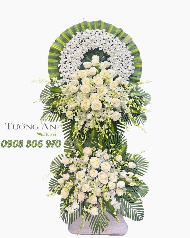  Vòng Hoa Chia Buồn An Nhiên Tiễn Biệt - HTL19 