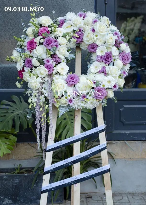  Vòng Hoa Tang Lễ - B343 