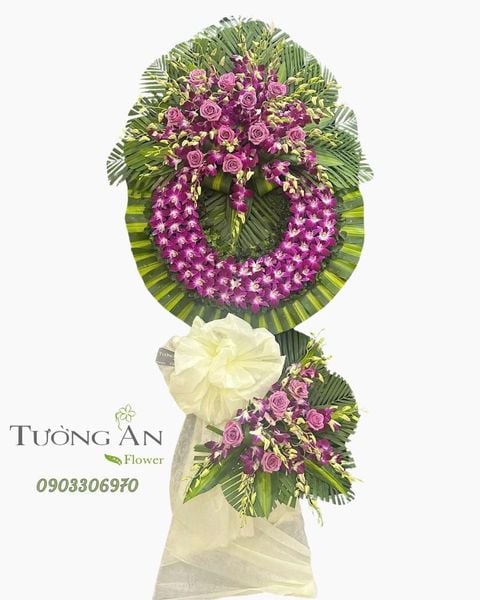 Vòng Hoa Chia Buồn Tiễn Đưa Bình An- HTL41