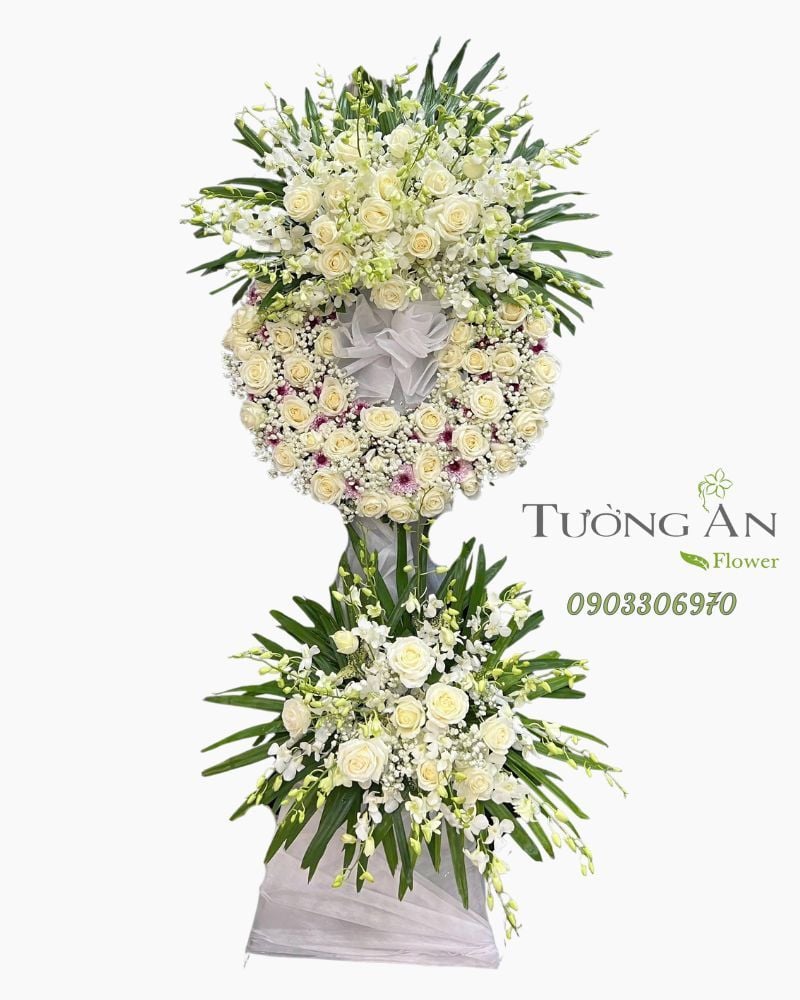  Vòng Hoa Chia Buồn Bình An Nơi Xa - HTL38 