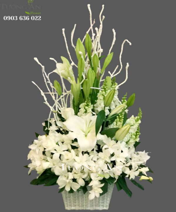  Hộp Hoa Viếng Thanh Cao - S413 