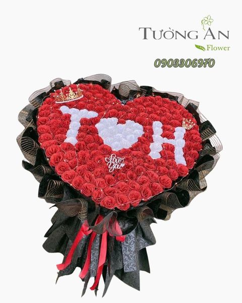 Bó Hoa Sáp Đỏ Son Lời Thề - HST25