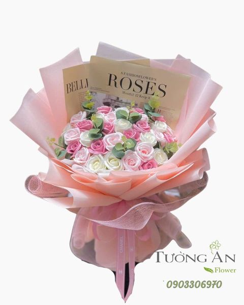 Bó Hoa Sáp Lời Yêu Pastel - HST03