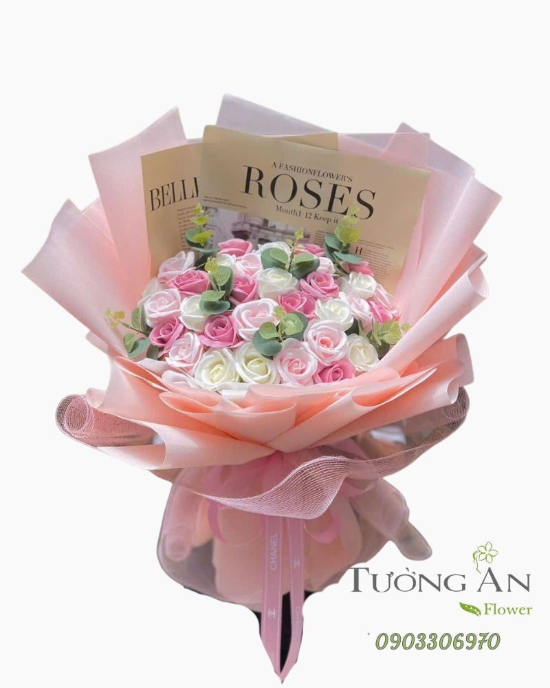  Bó Hoa Sáp Lời Yêu Pastel - HST03 