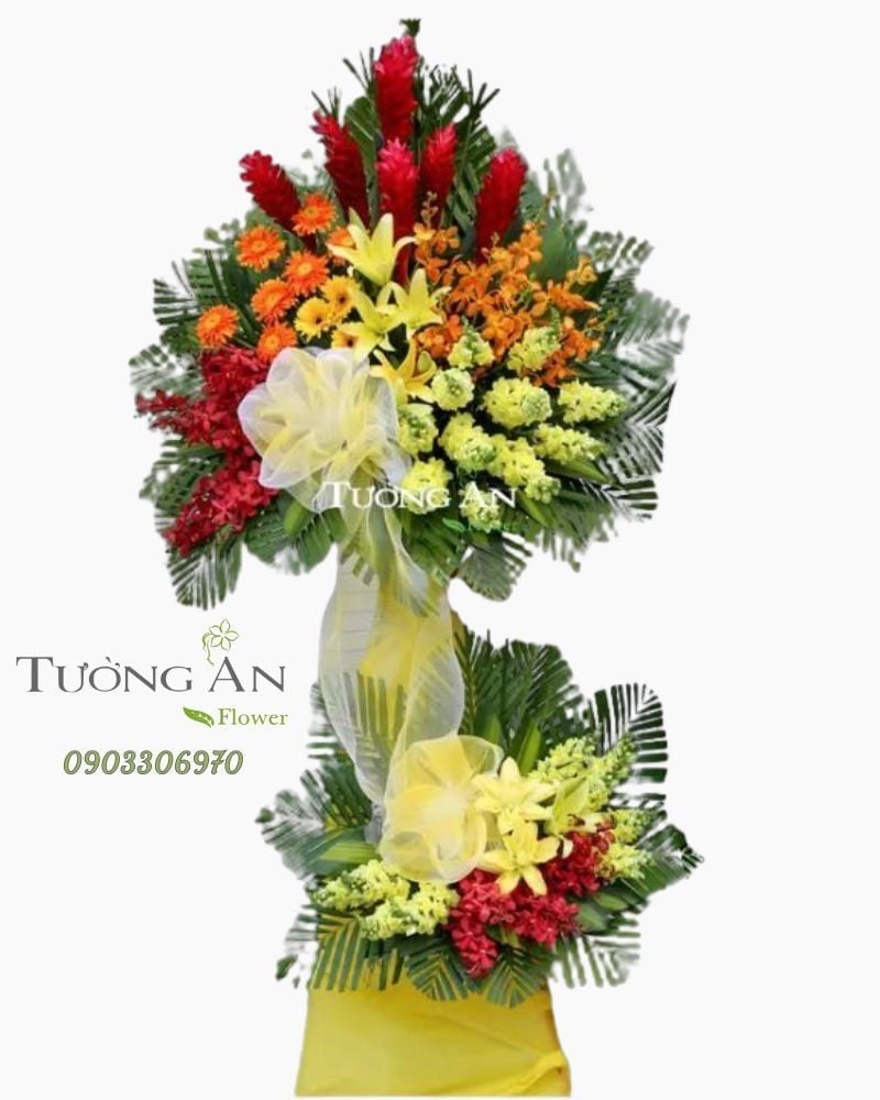  Kệ Hoa Chúc Mừng 2 Tầng - B447 