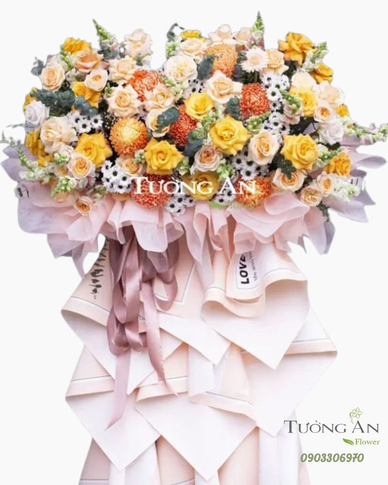  Kệ Hoa Chúc Mừng Đẹp Freeship - B523 