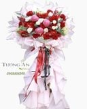  Kệ Hoa Chúc Mừng Hiện Đại Tone Đỏ - B448 