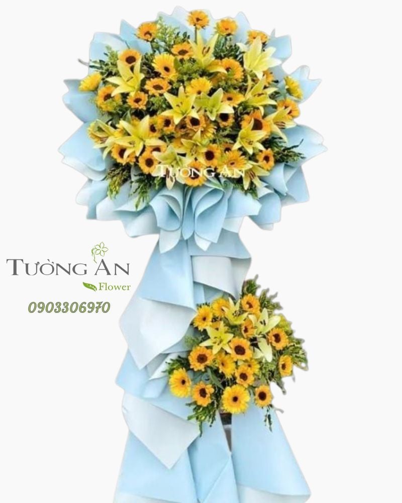  Kệ Hoa Chúc Mừng Hội Nghị 2 Tầng - B464 